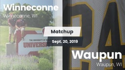 Matchup: Winneconne vs. Waupun  2019