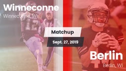 Matchup: Winneconne vs. Berlin  2019