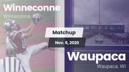 Matchup: Winneconne vs. Waupaca  2020