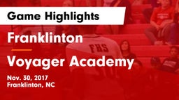 Franklinton  vs Voyager Academy  Game Highlights - Nov. 30, 2017