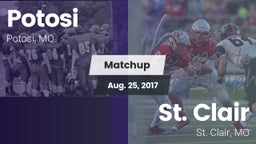 Matchup: Potosi  vs. St. Clair  2017