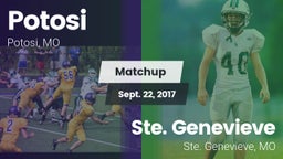Matchup: Potosi  vs. Ste. Genevieve  2017