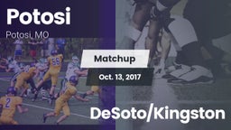 Matchup: Potosi  vs. DeSoto/Kingston 2017