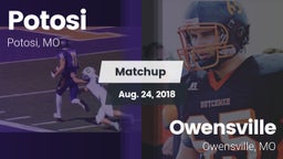 Matchup: Potosi  vs. Owensville  2018