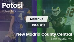 Matchup: Potosi  vs. New Madrid County Central  2018