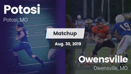 Matchup: Potosi  vs. Owensville  2019