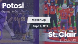 Matchup: Potosi  vs. St. Clair  2019