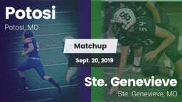 Matchup: Potosi  vs. Ste. Genevieve  2019