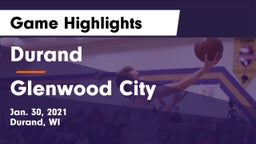 Durand  vs Glenwood City  Game Highlights - Jan. 30, 2021