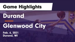 Durand  vs Glenwood City  Game Highlights - Feb. 6, 2021