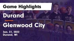 Durand  vs Glenwood City  Game Highlights - Jan. 31, 2022