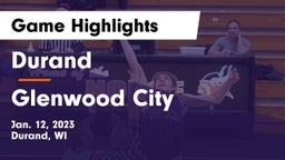 Durand  vs Glenwood City  Game Highlights - Jan. 12, 2023