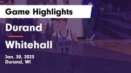 Durand  vs Whitehall  Game Highlights - Jan. 30, 2023