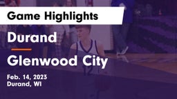 Durand  vs Glenwood City  Game Highlights - Feb. 14, 2023