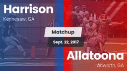 Matchup: Harrison  vs. Allatoona  2017