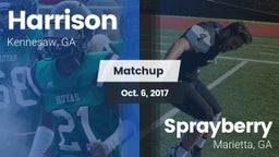 Matchup: Harrison  vs. Sprayberry  2017