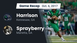 Recap: Harrison  vs. Sprayberry  2017