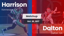 Matchup: Harrison  vs. Dalton  2017