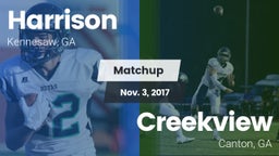 Matchup: Harrison  vs. Creekview  2017