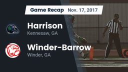 Recap: Harrison  vs. Winder-Barrow  2017
