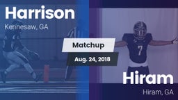 Matchup: Harrison  vs. Hiram  2018