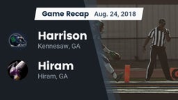 Recap: Harrison  vs. Hiram  2018