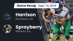 Recap: Harrison  vs. Sprayberry  2018