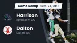 Recap: Harrison  vs. Dalton  2018