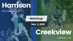 Matchup: Harrison  vs. Creekview  2018