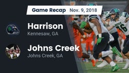 Recap: Harrison  vs. Johns Creek  2018