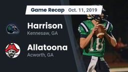 Recap: Harrison  vs. Allatoona  2019