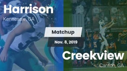 Matchup: Harrison  vs. Creekview  2019