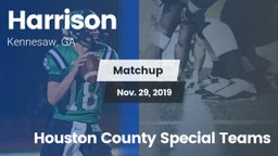Matchup: Harrison  vs. Houston County Special Teams 2019