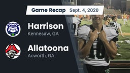 Recap: Harrison  vs. Allatoona  2020