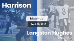 Matchup: Harrison  vs. Langston Hughes  2020