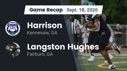 Recap: Harrison  vs. Langston Hughes  2020