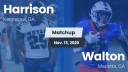 Matchup: Harrison  vs. Walton  2020