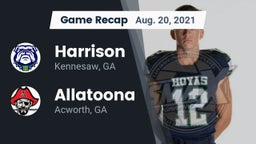 Recap: Harrison  vs. Allatoona  2021