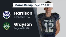 Recap: Harrison  vs. Grayson  2021