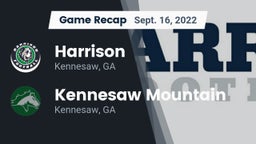 Recap: Harrison  vs. Kennesaw Mountain  2022