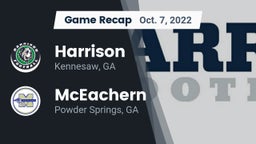 Recap: Harrison  vs. McEachern  2022