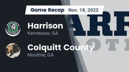 Recap: Harrison  vs. Colquitt County  2022