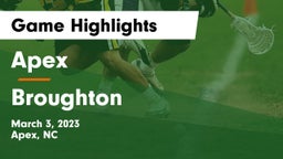 Apex  vs Broughton  Game Highlights - March 3, 2023