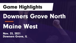 Downers Grove North vs Maine West  Game Highlights - Nov. 23, 2021