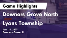 Downers Grove North  vs Lyons Township  Game Highlights - Jan. 14, 2023