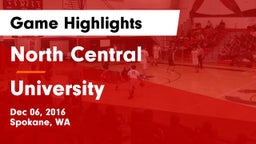 North Central  vs University  Game Highlights - Dec 06, 2016