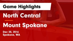 North Central  vs Mount Spokane  Game Highlights - Dec 20, 2016