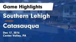 Southern Lehigh  vs Catasauqua  Game Highlights - Dec 17, 2016