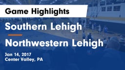 Southern Lehigh  vs Northwestern Lehigh  Game Highlights - Jan 14, 2017