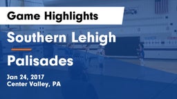 Southern Lehigh  vs Palisades  Game Highlights - Jan 24, 2017